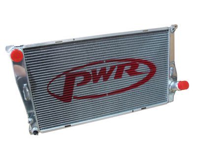 PWR Wasserkuehler BMW 335I ´08 Twin Turbo 42mm