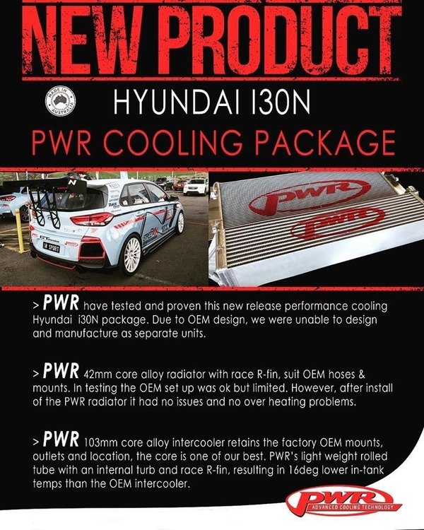 PWR LLK-Kit Hyundai i30N Intercooler